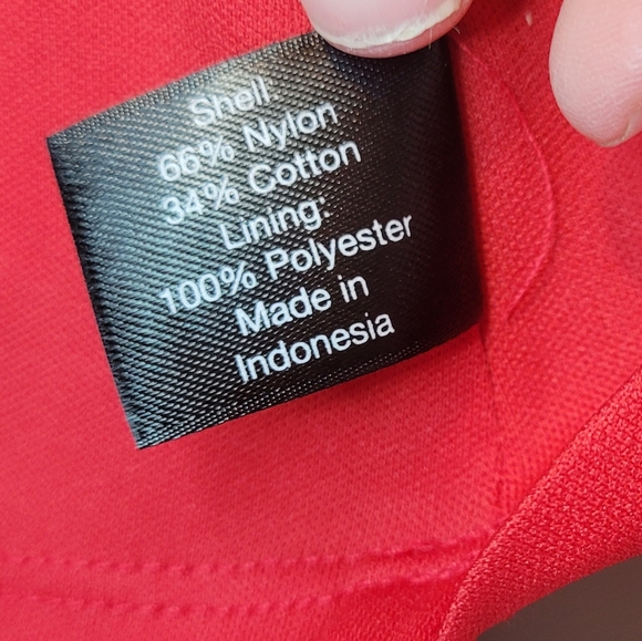 EUC red lace sweetheart neckline fittd tank top - Picture 4 of 9